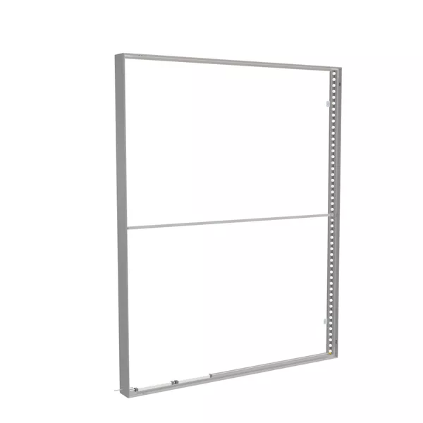 200x250cm wall frame S150D edge LED backlight, silver profile