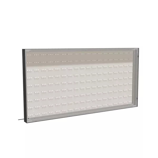 200x100cm - ścienna rama S100T podświetlenie tylne LED RGBW, profil czarny