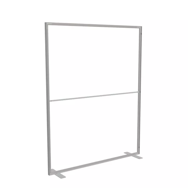 200x250cm - stojąca rama S50D, stopy standard, profil srebrny