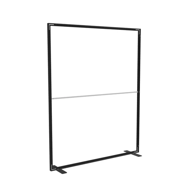 200x250cm - stojąca rama S50D, stopy standard, profil czarny