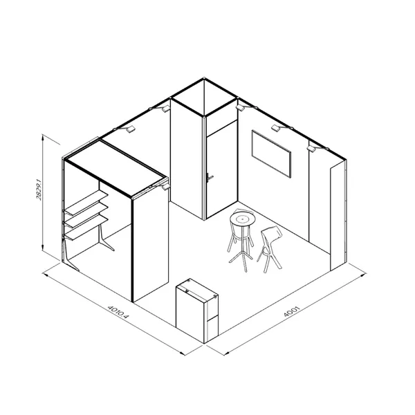 Modularico M100LED, L Layout, 200x200cm [CLONE] [CLONE] [CLONE] [CLONE] [CLONE] [CLONE] [CLONE]