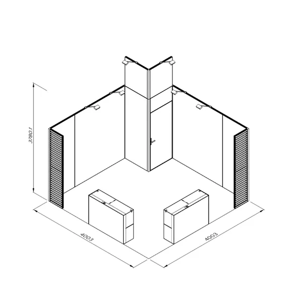 Modularico M100LED, L Layout, 200x200cm [CLONE] [CLONE] [CLONE] [CLONE] [CLONE] [CLONE] [CLONE] [CLONE] [CLONE] [CLONE]