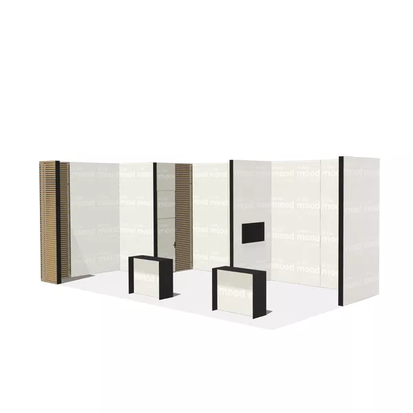 Modularico M100LED, agencement en L, 200x200cm [CLONE] [CLONE] [CLONE]