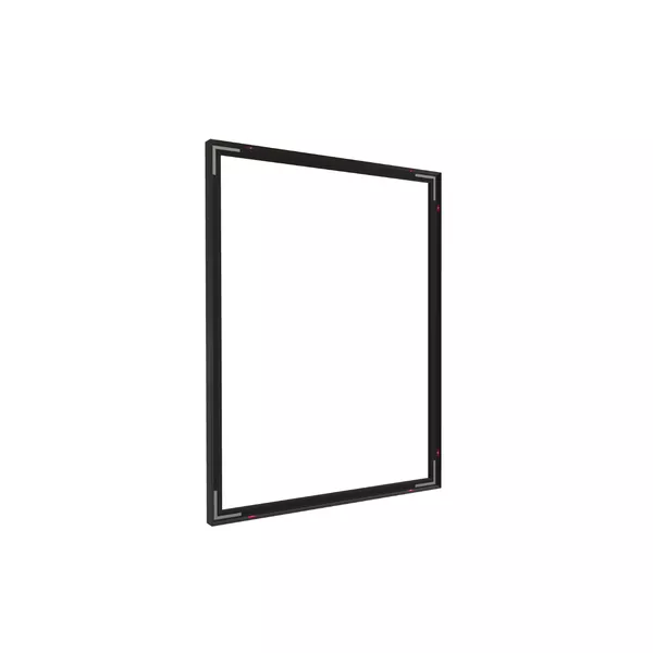 93x100cm - ściana Quadro Modularico M50, profil czarny