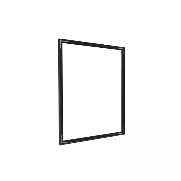 95x100cm - ściana Quadro Modularico M50, profil czarny