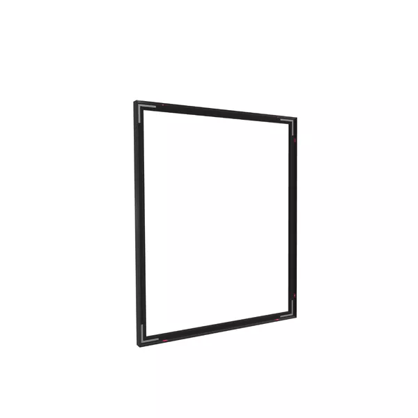100x100cm - ściana Quadro Modularico M50, profil czarny