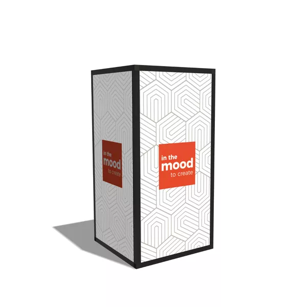 400x400x800cm - Modular Cube Graphic BOX