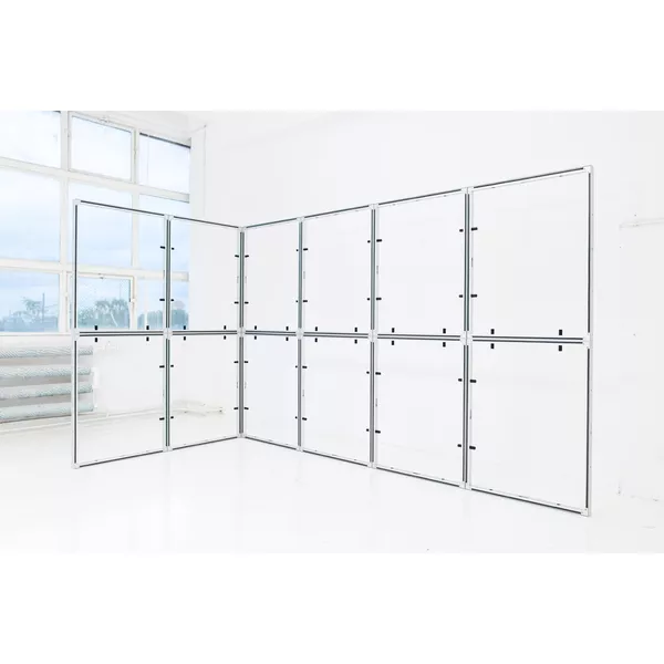 3x3m - stoisko Modularico MQ50 układ L-00233MQ50