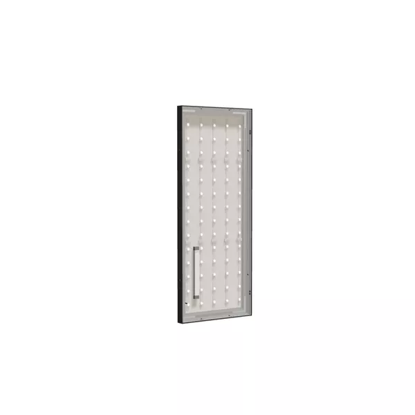 50x250cm - Standardwand Modularico M50LED, schwarzes Profil [CLONE] [CLONE] [CLONE]