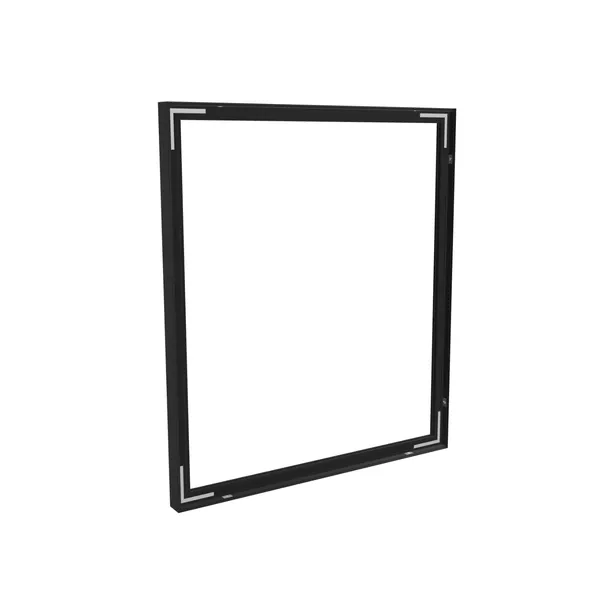 87x99cm - drzwi Modularico MQ50 dół, profil czarny