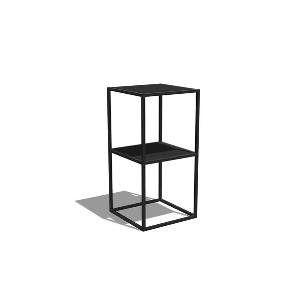 Stolik Modular Cube z półką - 50x50x100cm