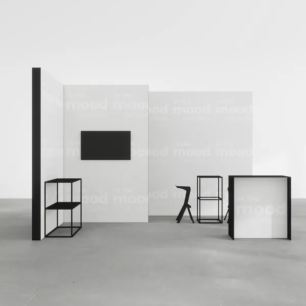 4,5x3m - stoisko Modularico M150 LED układ W-02243M150