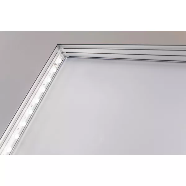 3x3m h2,5m - stoisko Modularico MGO LED srebrne układ L-01033H25MGOS