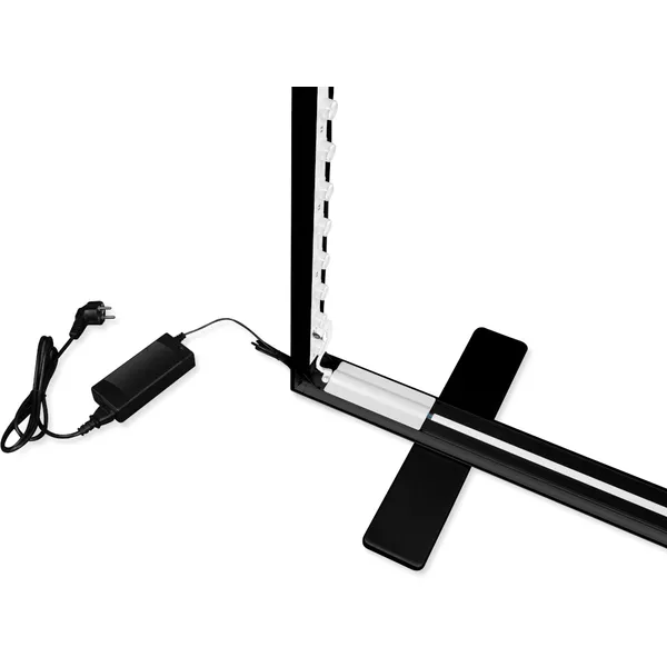 3x3m h2,5m - stoisko Modularico MGO LED czarne układ L-00433H25MGOB