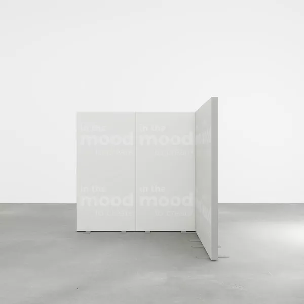 2x2m h2m - stoisko Modularico MGO LED srebrne układ L-00122H2MGOS