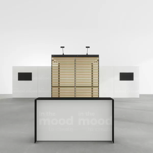 3x3m - Modularico M100 LED Stand, L-Anordnung - 00133M100 [CLONE] [CLONE]