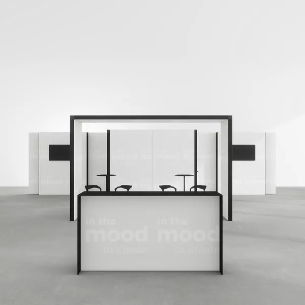 3x3m - Modularico M100 LED Stand, L-Anordnung - 00133M100 [CLONE] [CLONE] [CLONE]