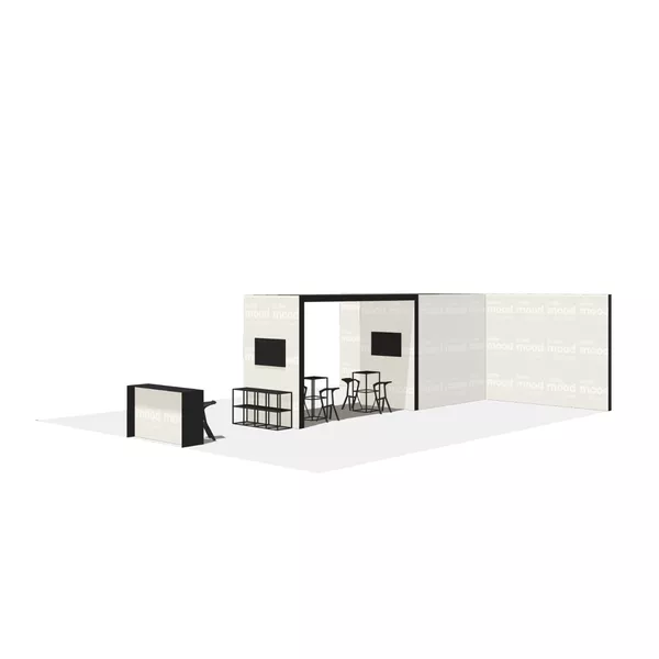 8x8m - Modularico M150 LED Stand, L-Anordnung - PW-018105M150 [CLONE] [CLONE] [CLONE]