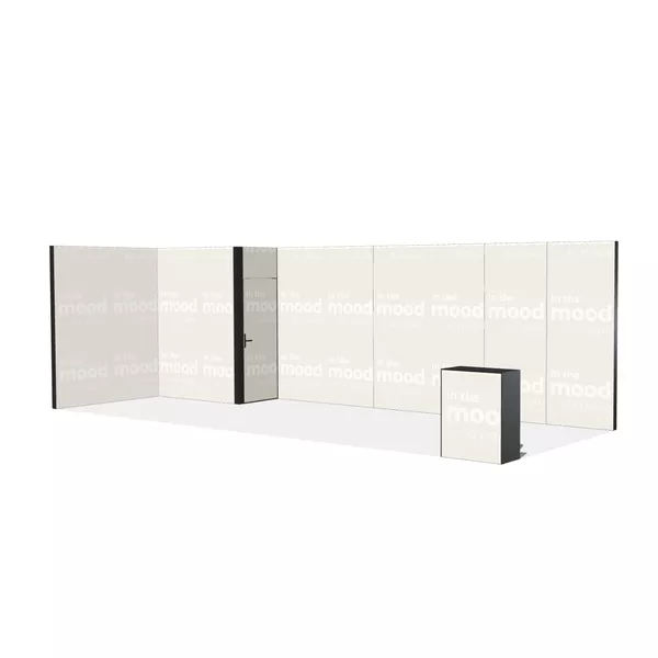 3x3m - stand Modularico M100 LED, agencement en L - 00133M100 [CLONE] [CLONE] [CLONE]