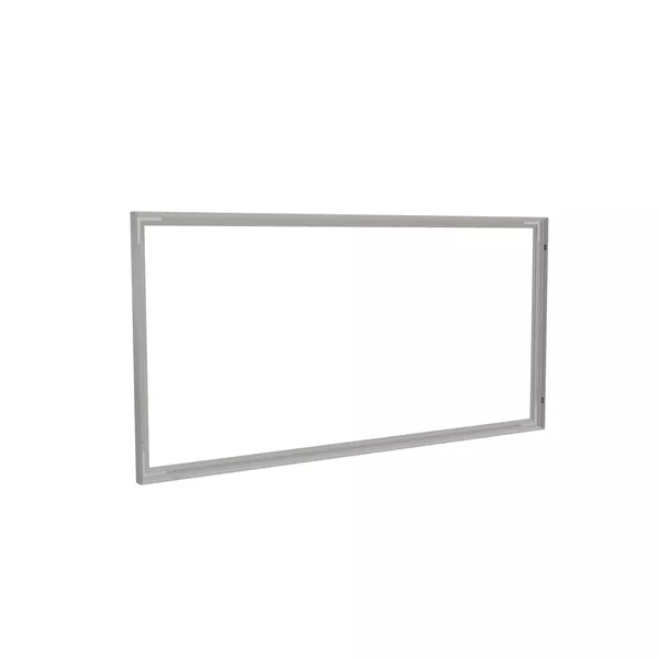 200x100cm - ścienna rama S50T, profil srebrny