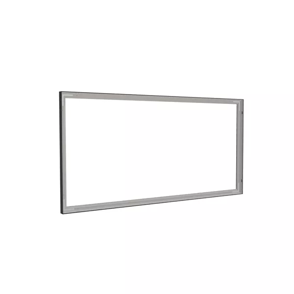 200x100cm - ścienna rama S50T, profil czarny
