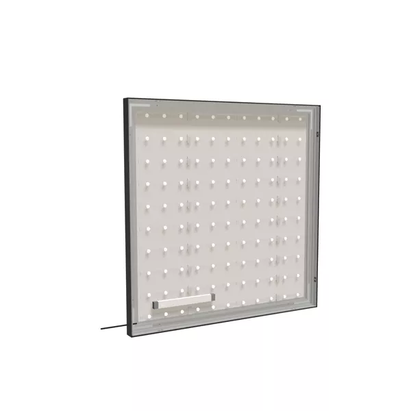 100x100cm - ścienna rama S50T podświetlenie tylne LED, profil czarny