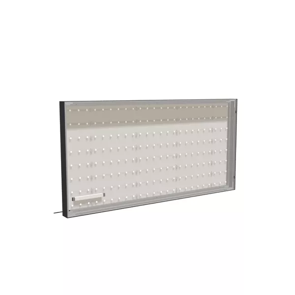 200x100cm - ścienna rama S100T podświetlenie tylne LED, profil czarny