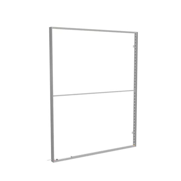 200x250cm - ścienna rama S100D podświetlenie krawędziowe LED, profil srebrny