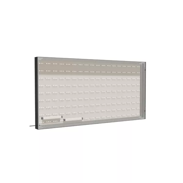200x100cm - ścienna rama S100T podświetlenie tylne LED RGBW, profil czarny