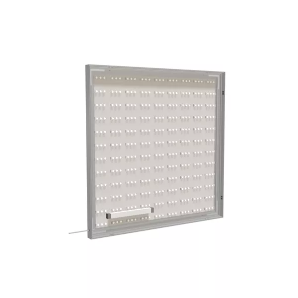 100x100cm - ścienna rama S50T podświetlenie tylne LED RGBW, profil srebrny