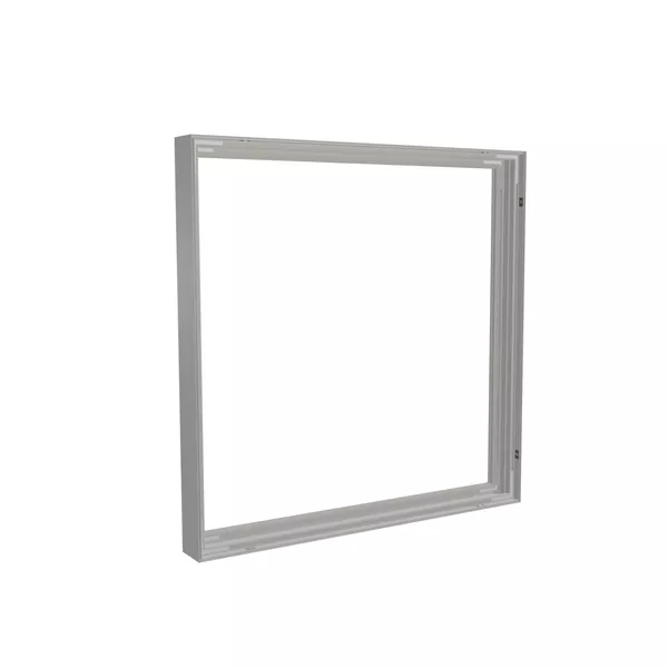 100x100cm - stojąca rama S100T, profil srebrny