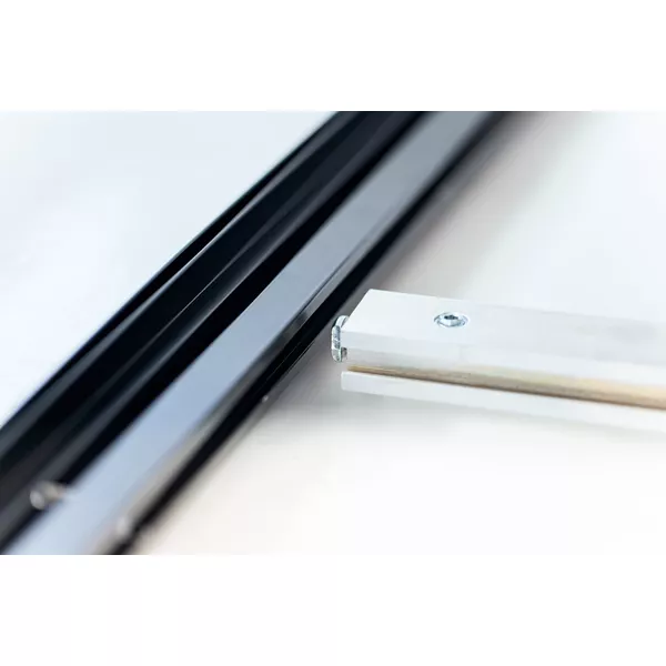 100x100cm - stojąca rama S50D, profil czarny