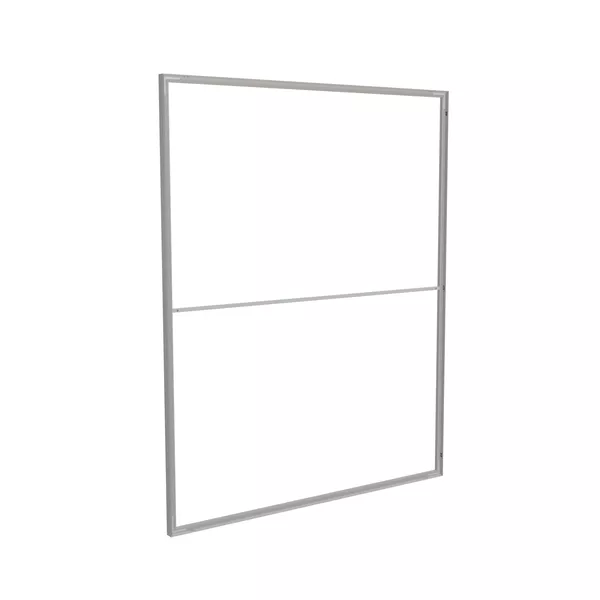 200x250cm - stojąca rama S50D, profil srebrny