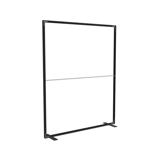 200x250cm - stojąca rama S50D, stopy standard, profil czarny