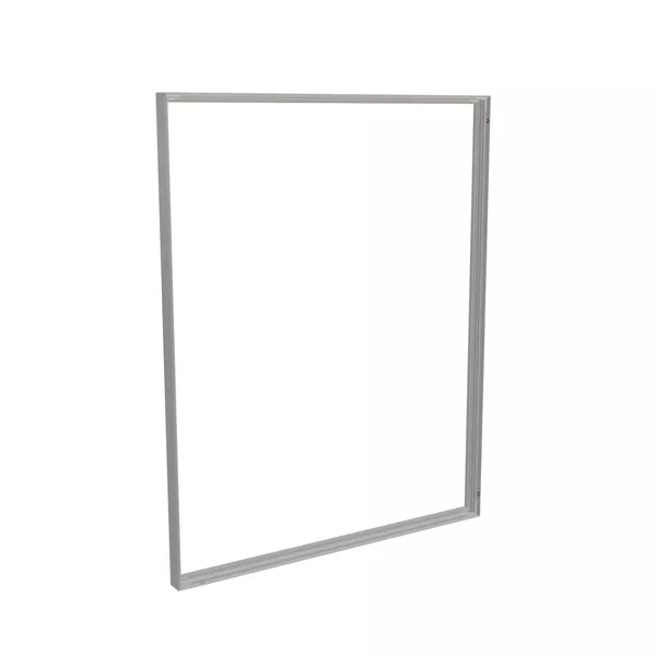 200x250cm - stojąca rama S100T, profil srebrny