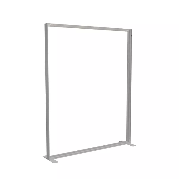 200x250cm - stojąca rama S100T, stopy standard, profil srebrny
