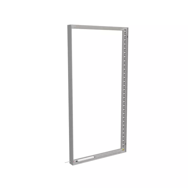 100x200cm - stojąca rama S100T, podświetlenie krawędziowe LED, profil srebrny