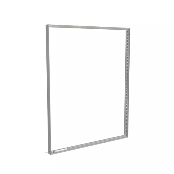 200x250cm - stojąca rama S100T, podświetlenie krawędziowe LED, profil srebrny