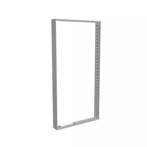 100x200cm - stojąca rama S150D, podświetlenie krawędziowe LED, profil srebrny