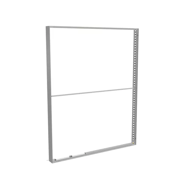 200x250cm - stojąca rama S150D, podświetlenie krawędziowe LED, profil srebrny
