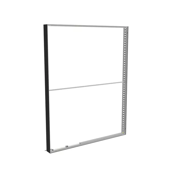 200x250cm - stojąca rama S150D, podświetlenie krawędziowe LED, profil czarny