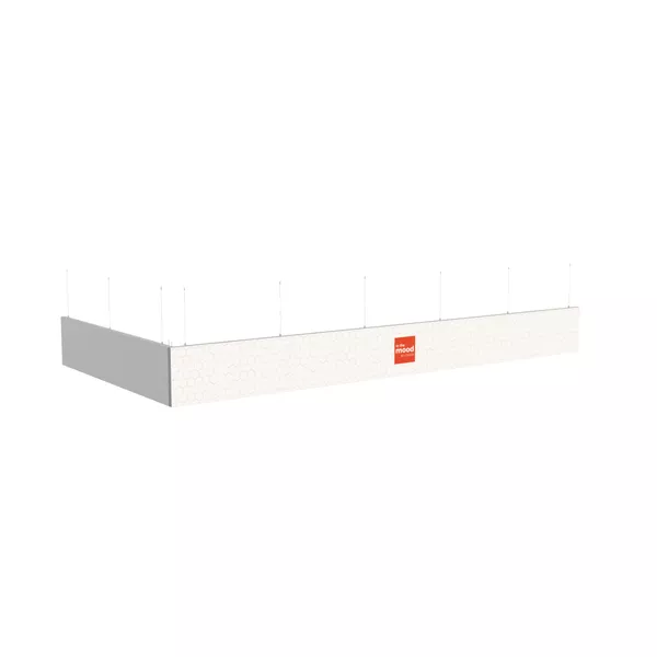 500x1000x100cm - Podwieszenie podświetlane S2 S100LED , grafika tekstylna, linki z mocowaniem