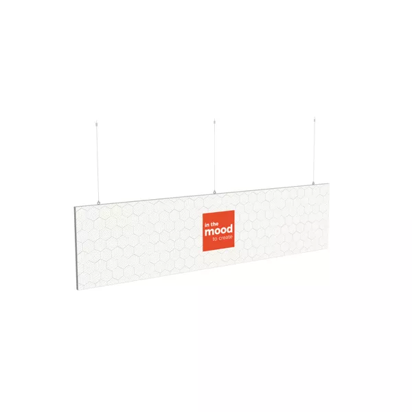 400x100cm - Podwieszenie S1 S50, grafika tekstylna, linki z mocowaniem
