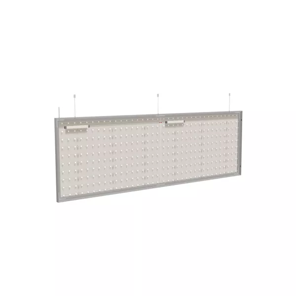 300x100cm - podwieszana rama S50T podświetlenie tylne LED, profil srebrny, linki z mocowaniem