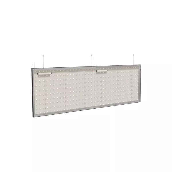 300x100cm - podwieszana rama S50T podświetlenie tylne LED, profil czarny, linki z mocowaniem