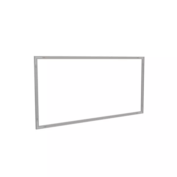 200x100cm - rama Outdoor S25, profil srebrny, blokady tkaniny