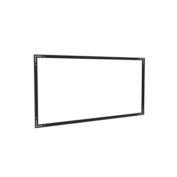 200x100cm - rama Outdoor S25, profil czarny, blokady tkaniny