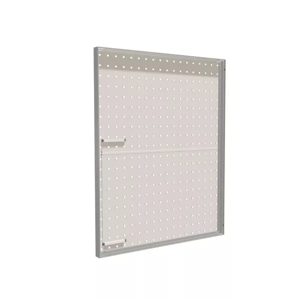 200x250cm - rama Outdoor S100T podświetlenie tylne LED, profil srebrny, blokada tkaniny