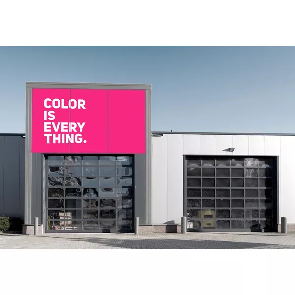 100x100cm - rama Outdoor S100T podświetlenie tylne LED, profil srebrny, blokada tkaniny