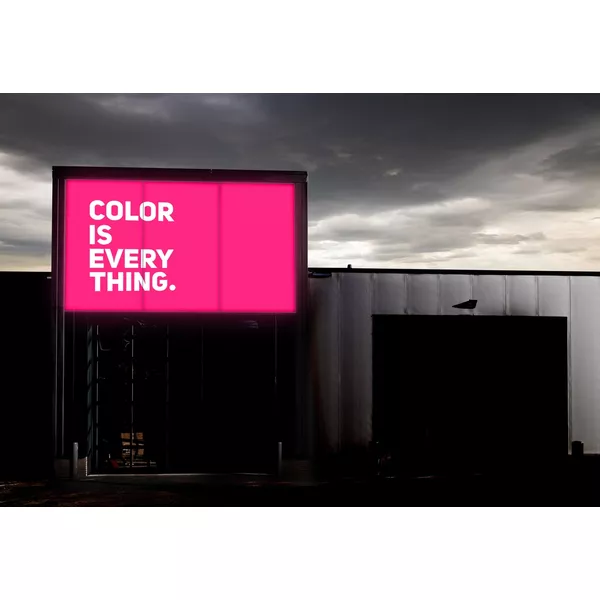 200x250cm - rama Outdoor S50T podświetlenie tylne LED, profil czarny, blokada tkaniny